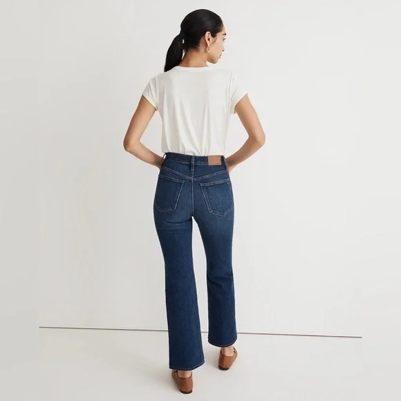 Madewell The Perfect Vintage Flare Crop - Picture 4 of 11